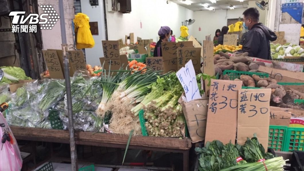台北果菜批發市場整體蔬菜上市量增、批發價回穩。（圖／中央社）