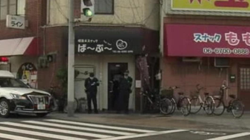 日本大阪發生尾牙刺殺同事事件。（圖／翻攝自@masa46494推特）