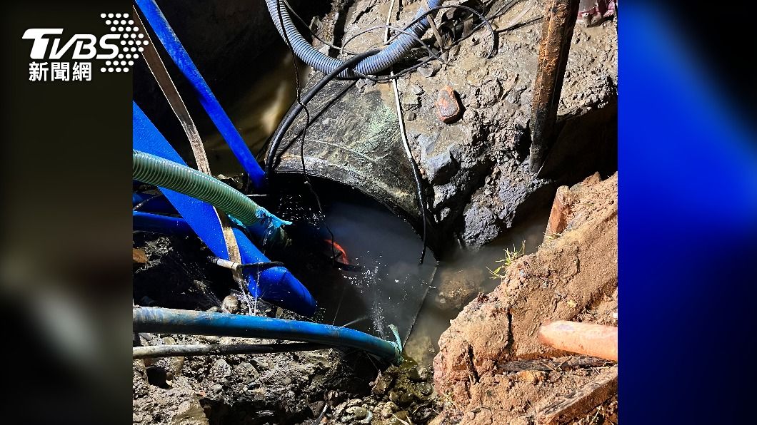 原水管爆裂影響桃園33萬戶 預估13時恢復供水