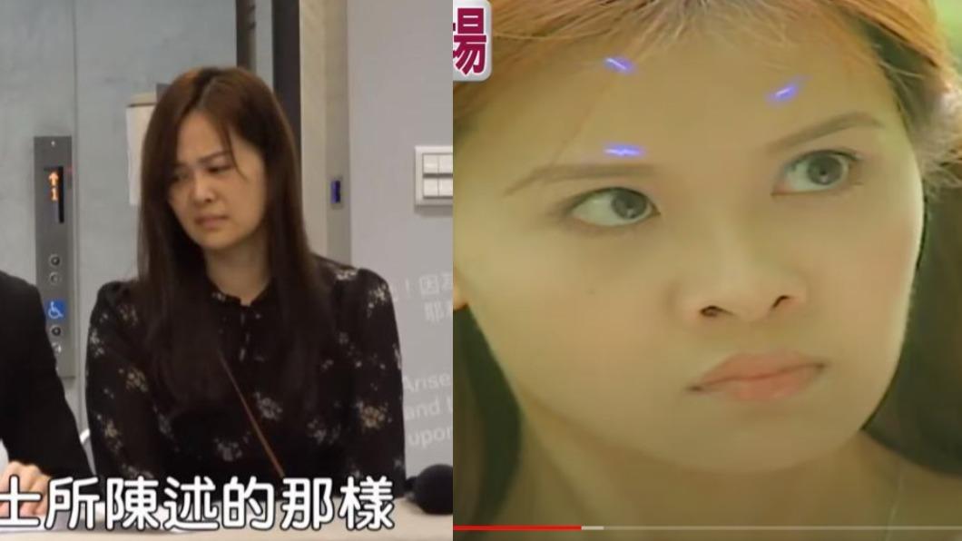 陳維齡記者會表現遭酸，有網友挖出她22年前演戲片段。（圖／TVBS資料畫面、翻攝自華視戲劇頻道YouTube）