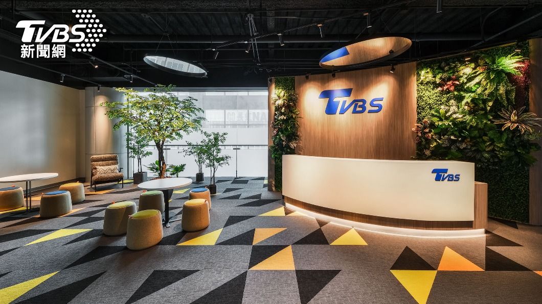 TVBS辦公室大廳設計奪金獎。（圖／TVBS）