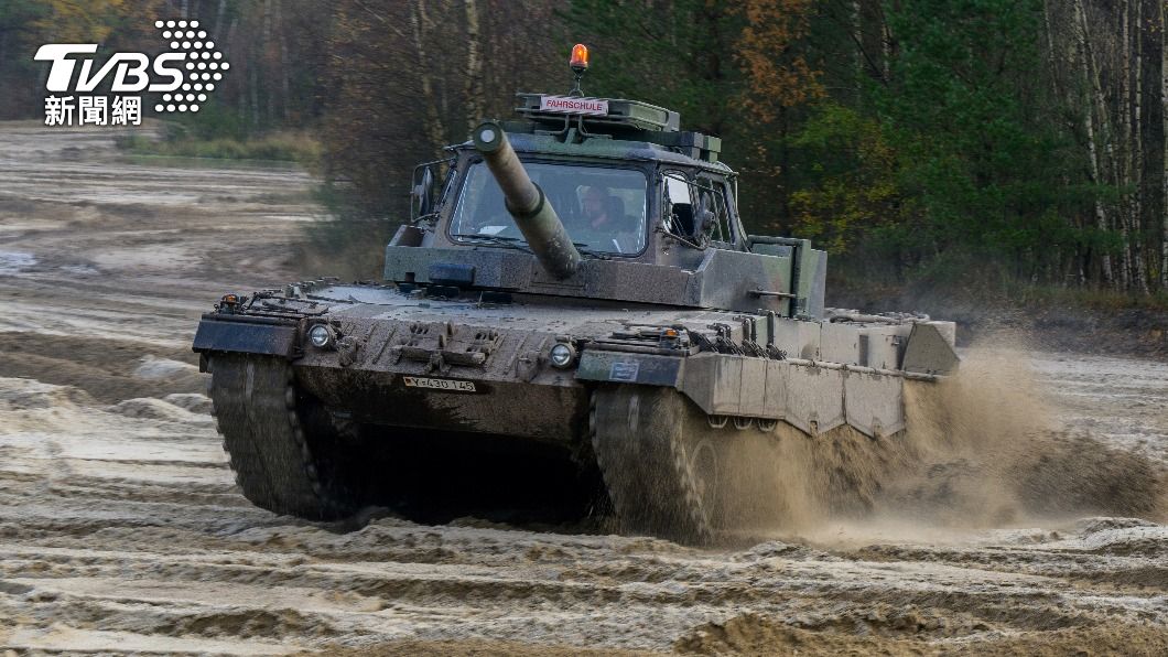 德製豹2主戰坦克。（圖／達志影像美聯社）
