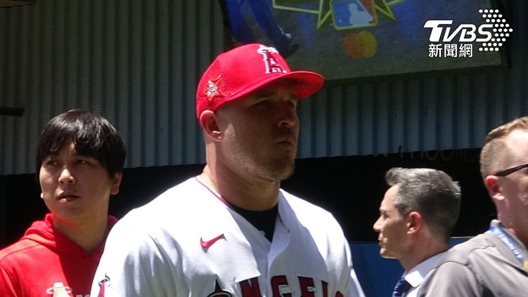 洛杉磯天使隊外野手楚勞特將在2023年世界棒球經典賽擔任美國隊隊長。（圖／中央社）