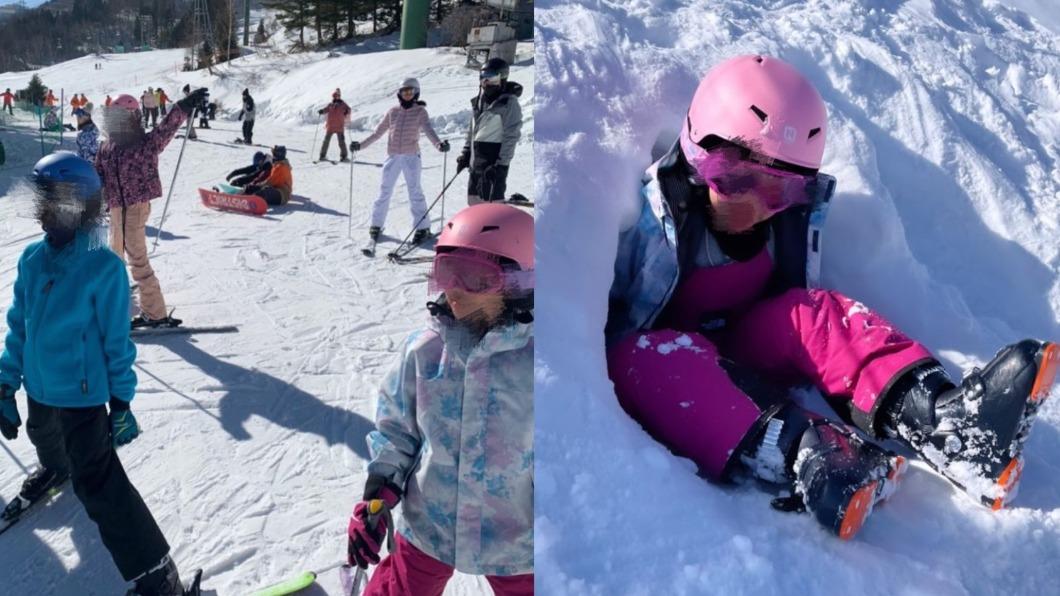 曾馨瑩帶3個寶貝小孩去日本滑雪。（圖／翻攝自hsin_ying_tseng IG）