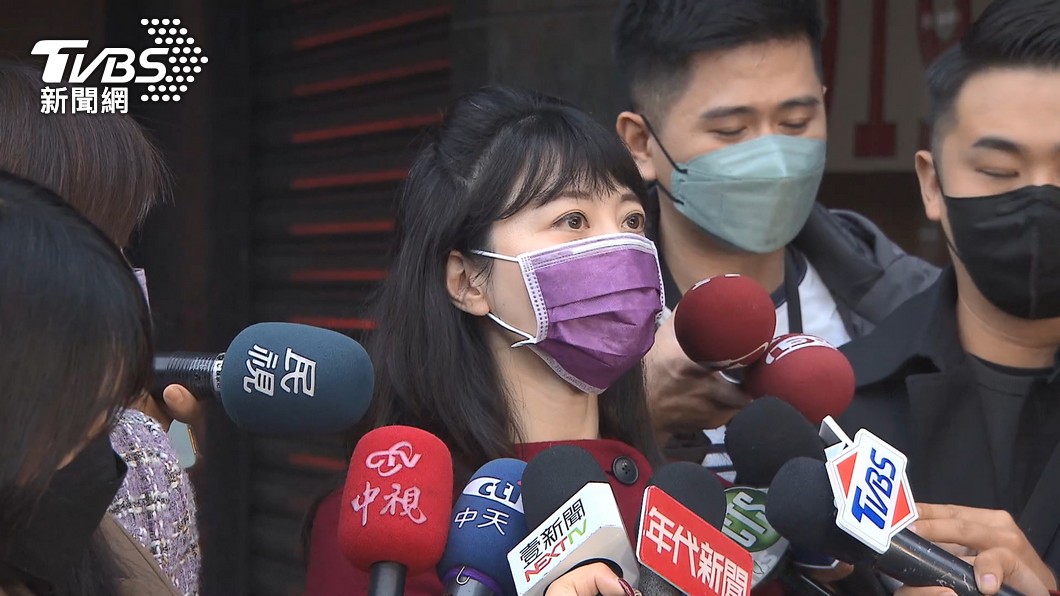高嘉瑜爆收紅色捐款，遭控喊「民進黨性騷黑數1:100」發聲了。（圖／TVBS資料畫面）