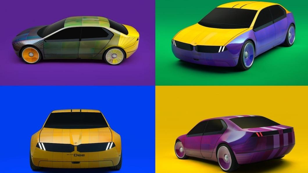 i Vision Dee概念車還有一大特點就是可變車色設計，雖然這讓不少死忠粉絲不能接受。（圖／BMW提供）