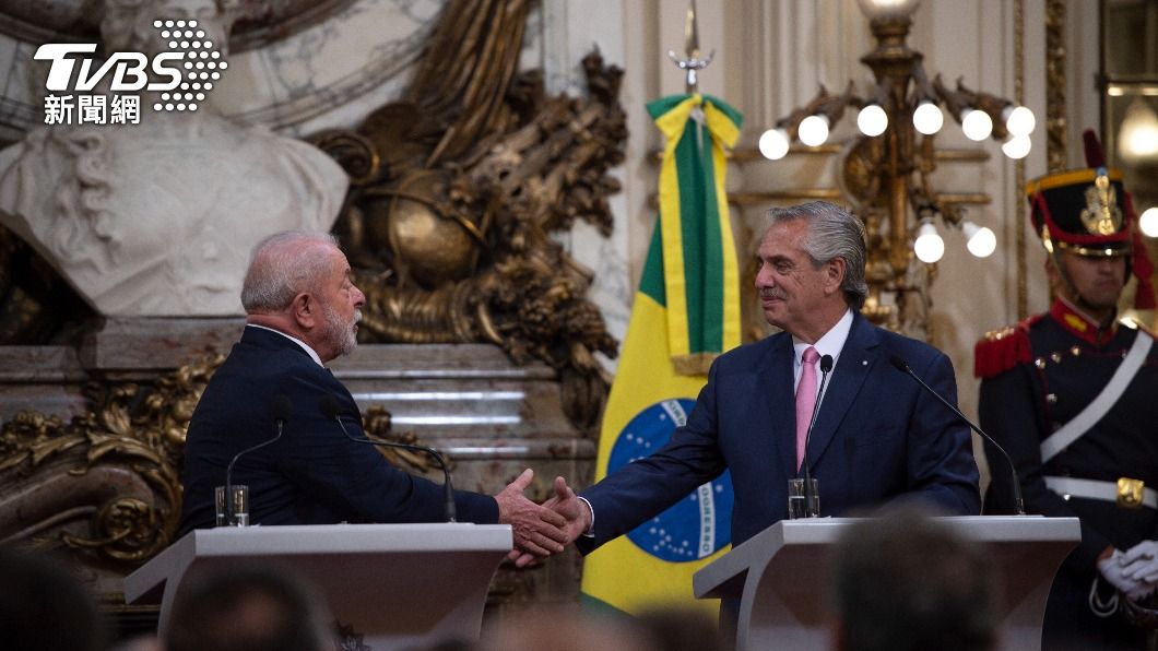 巴西總統訪阿根廷，研議建立商業用南美共同貨幣。（圖／達志影像美聯社）