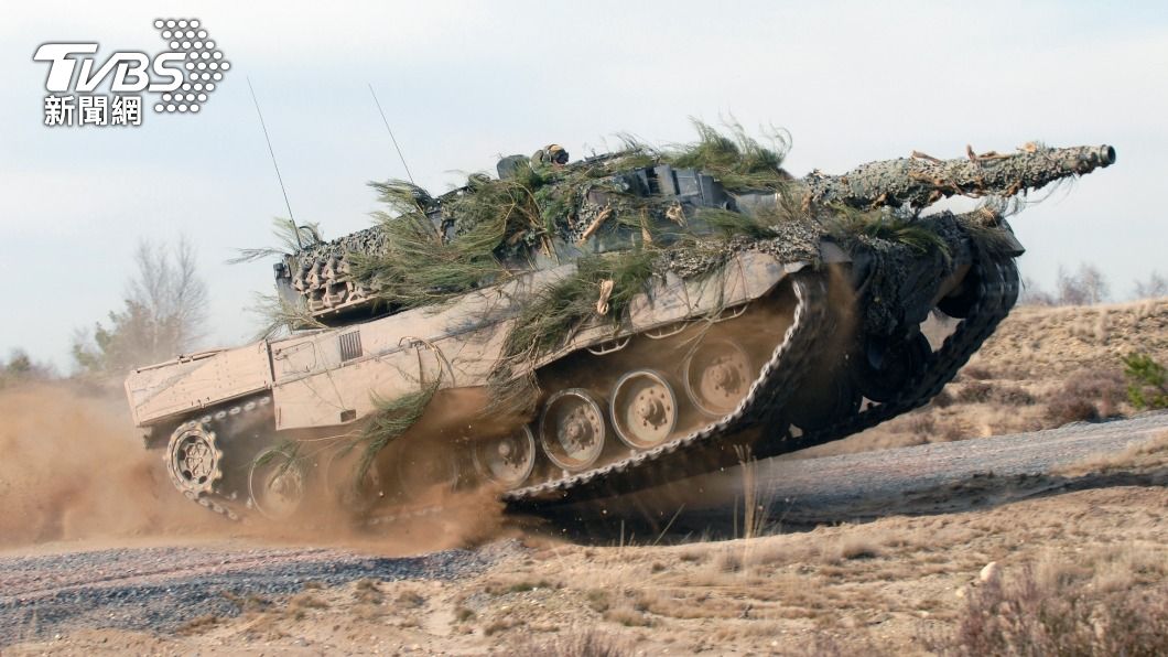 德製豹2戰車。（圖／達志影像美聯社）