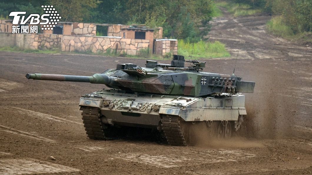 德國將運送豹2式戰車給烏克蘭。（圖／達志影像美聯社）