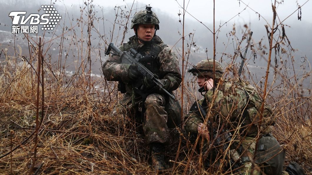 南韓軍方28日進行演習。（示意圖／達志影像路透社）