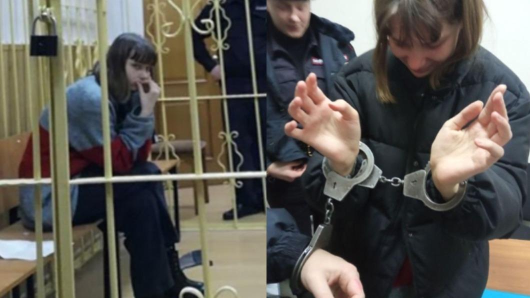 19歲的俄羅斯女大生克里夫佐娃被捕。（圖／翻攝自《CNN》）