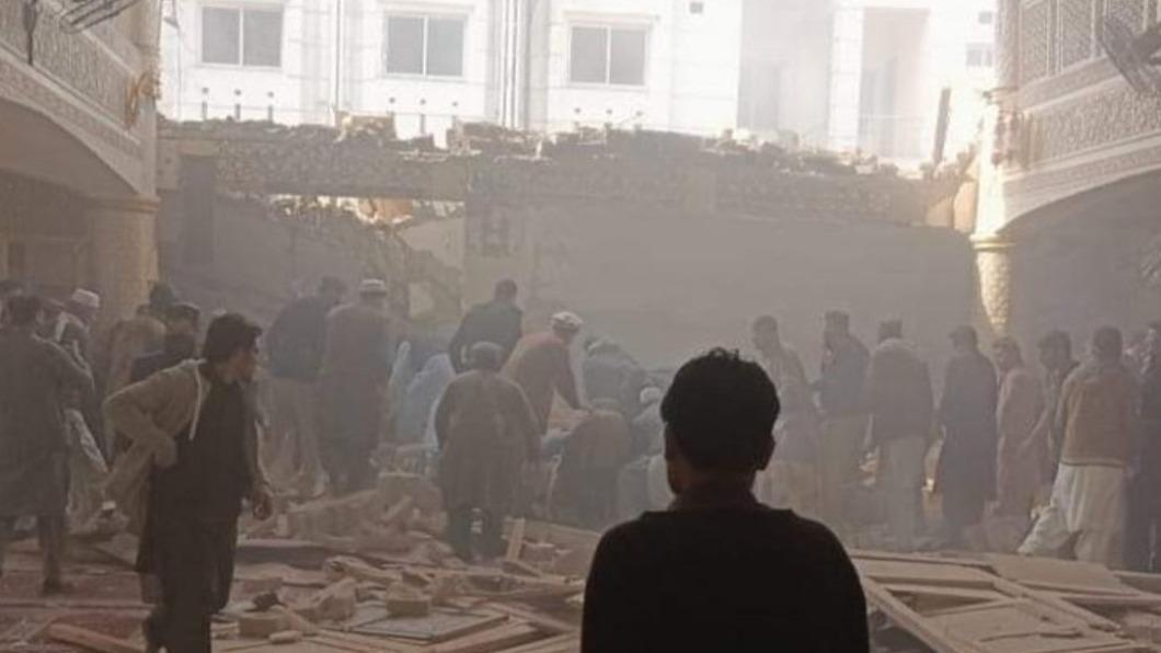 疑似爆炸現場畫面。（圖／翻攝自 Zunaira Ashraf 推特 @ZunairaAshraff）