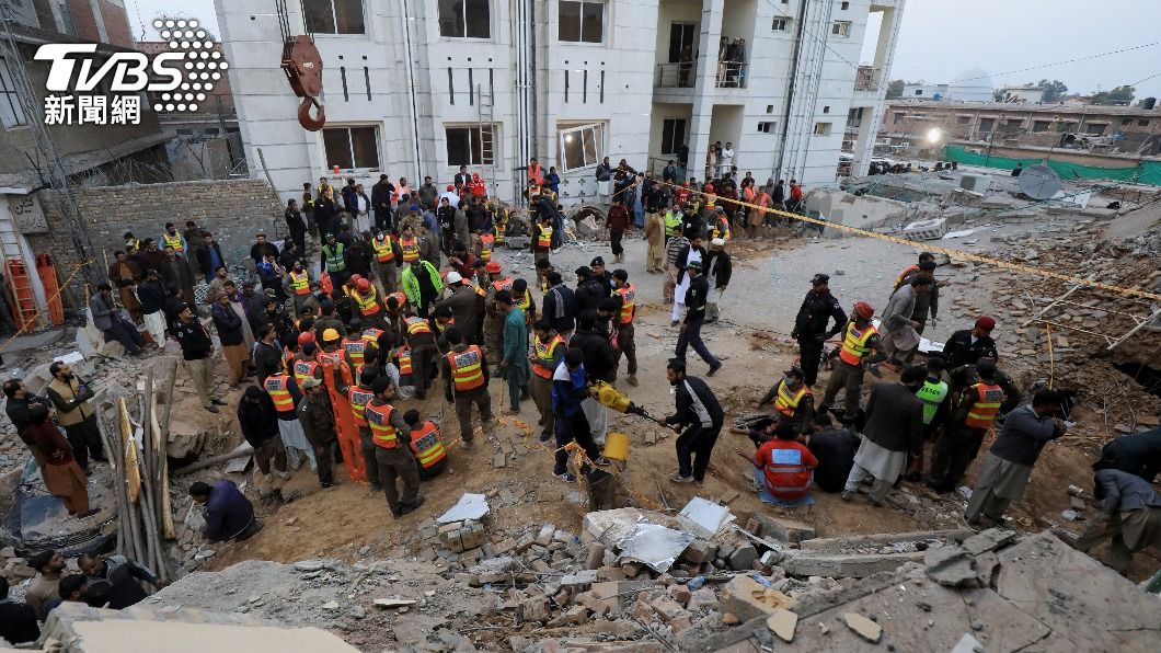 巴基斯坦清真寺爆炸增至87死。（圖／達志影像路透社）