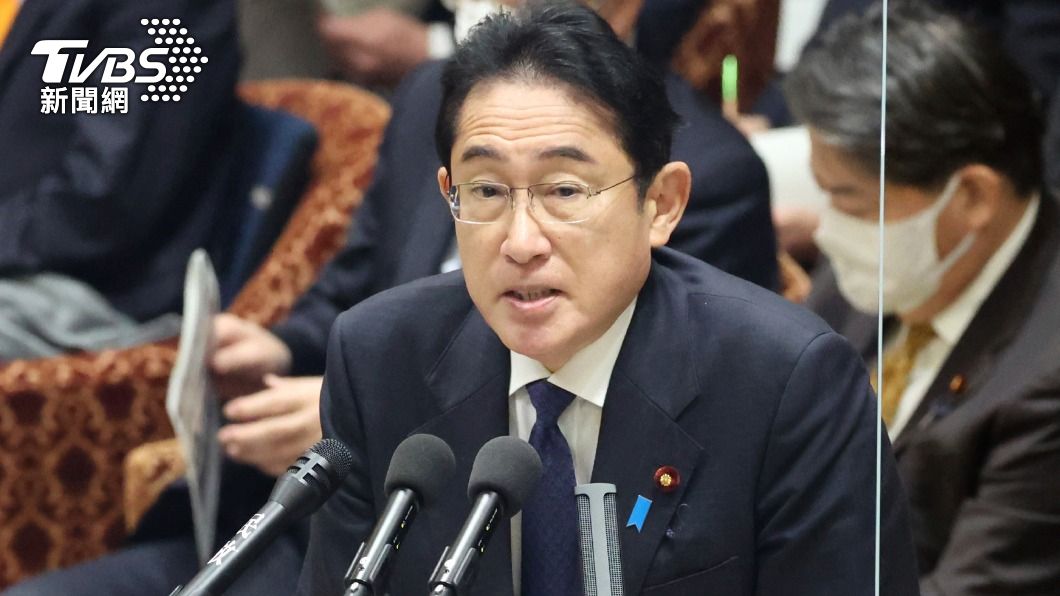 日本首相岸田文雄在國會上表示，同婚合法化會導致社會被嚴重改變。（圖／達志影像美聯社）