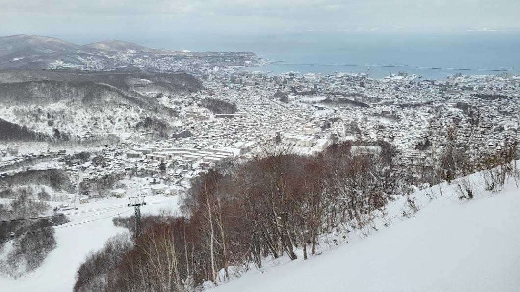 日本北海道小樽的冬季景致。( 圖 / TVBS)