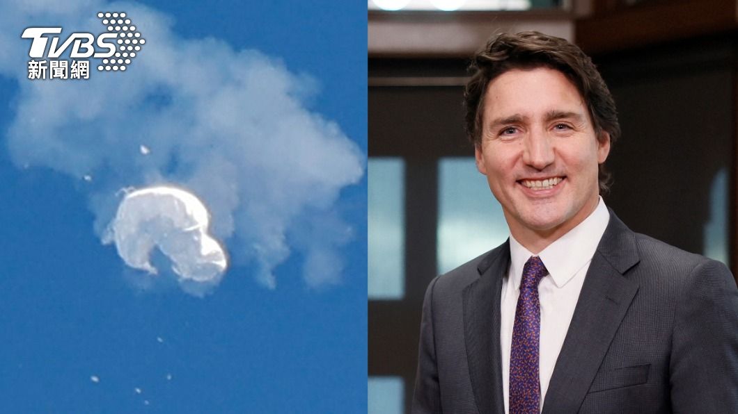 加拿大總理杜魯道（Justin Trudeau）「強烈支持」美國擊落中國間諜氣球行動。（圖／達志影像路透社）