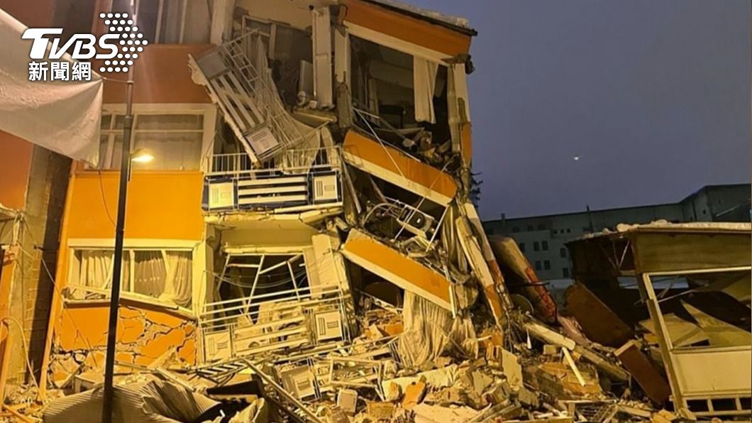 土耳其發生7.8強震。（圖／達志影像美聯社）