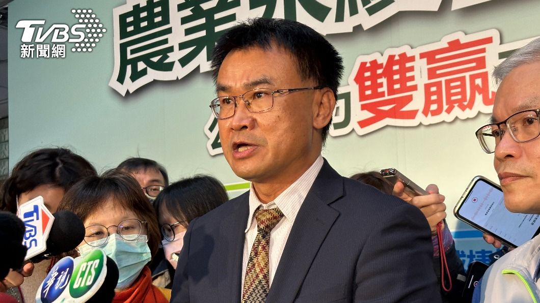 農委會主委陳吉仲回應缺蛋問題。（圖／TVBS資料照）