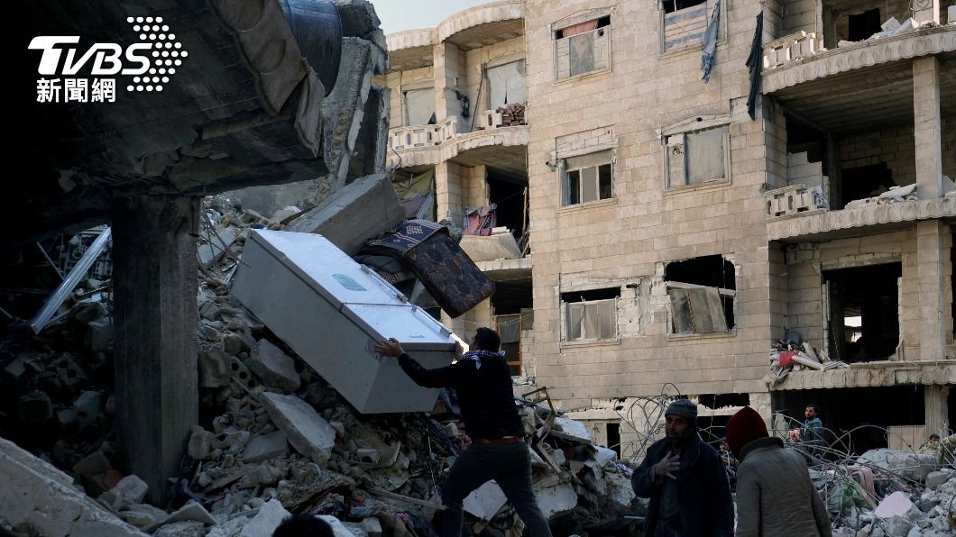 土耳其規模7.8地震造成嚴重傷亡。（圖／達志影像美聯社）