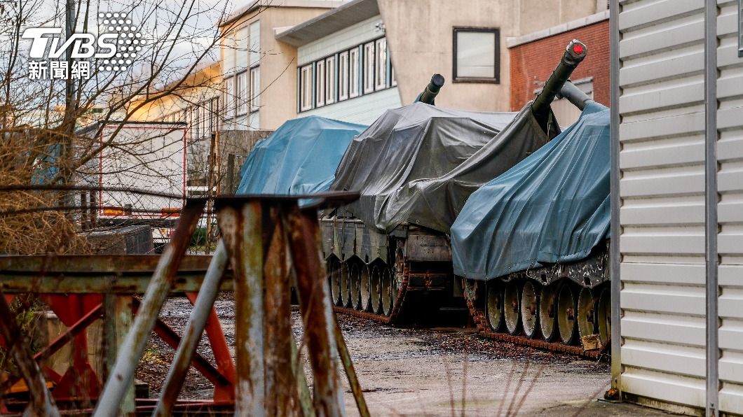 德國、荷蘭和丹麥將軍援烏克蘭豹1戰車。（圖／達志影像美聯社）