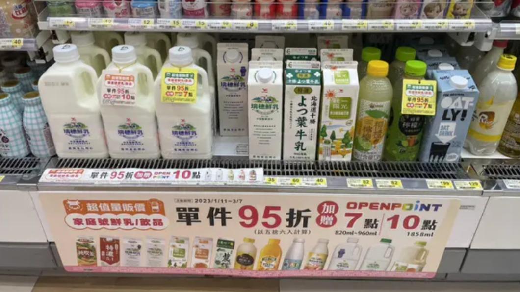 超商牛奶推出促銷活動。（圖／翻攝自Dcard）