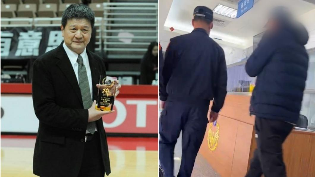 前台啤籃球隊總教練閻家驊因出入地下賭場被帶回偵辦。（圖／翻攝台啤籃球隊臉書、TVBS）