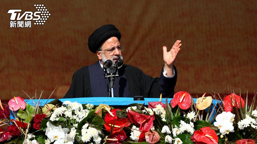 伊朗總統萊希發表演說。（圖／達志影像路透社）