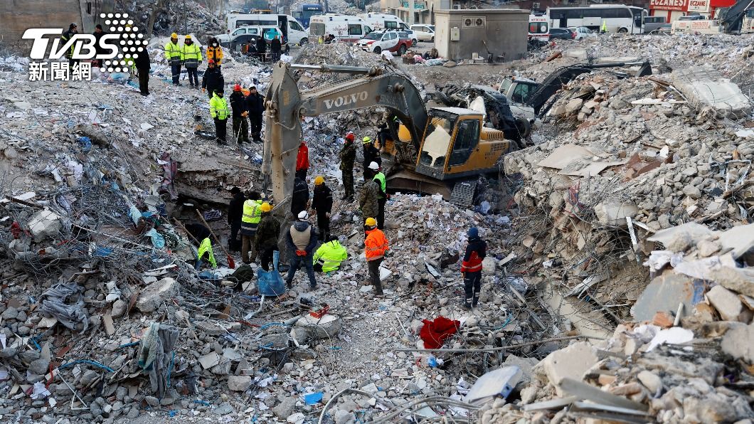 土耳其強震造成慘重傷亡。（圖／達志影像美聯社）