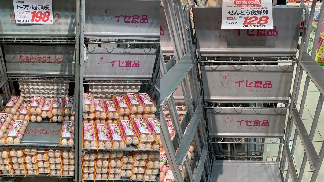 網友分享日本超市蛋價。（圖／翻攝自爆怨公社）