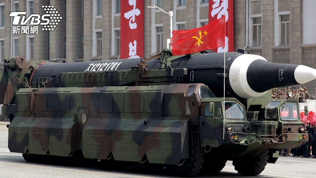 北韓疑發射洲際彈道飛彈。（圖／達志影像美聯社）