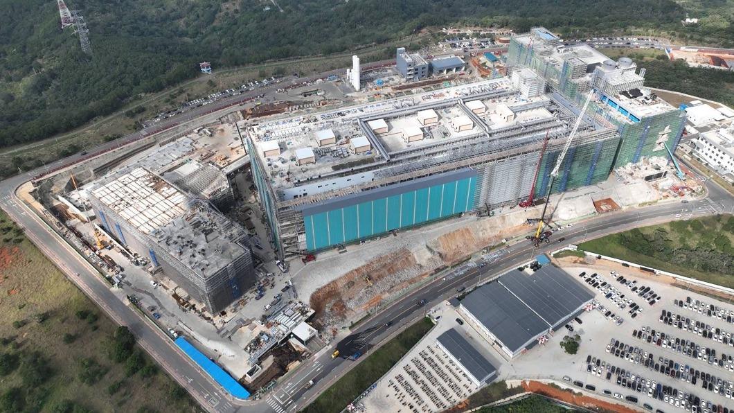晶圓代工廠力積電在竹科銅鑼園區新廠宣布加碼投資600億。（圖／苗栗縣政府提供）