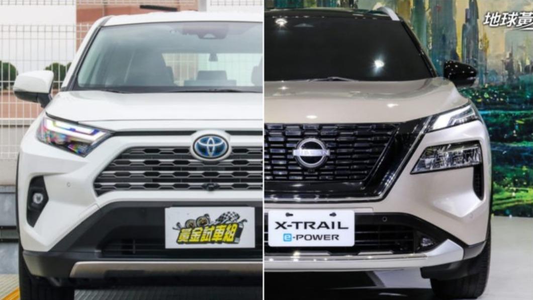 X-Trail e-Power與RAV4 Hybrid都是搭載品牌油電技術的車款，不過近期兩車的油耗表現引起爭議。（圖／地球黃金線）