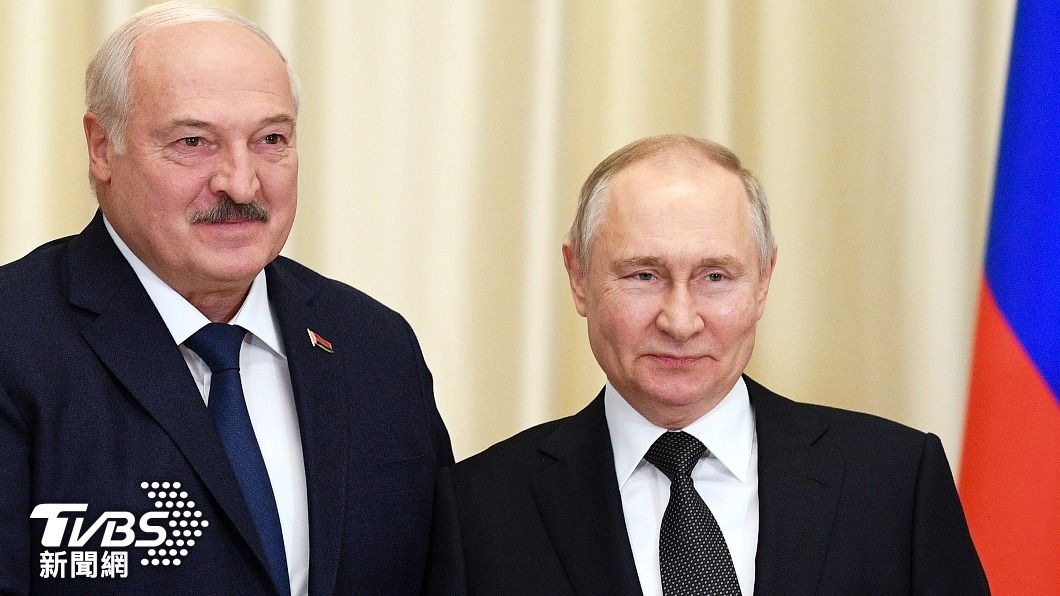 俄羅斯總統普欽（右）與白俄羅斯獨裁者盧卡申科（左）。（圖／達志影像美聯社）