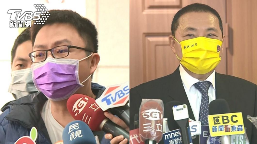 恩恩爸（左）控告新北市長侯友宜等3人過失致死罪，檢方偵查終結不起訴。（圖／TVBS）