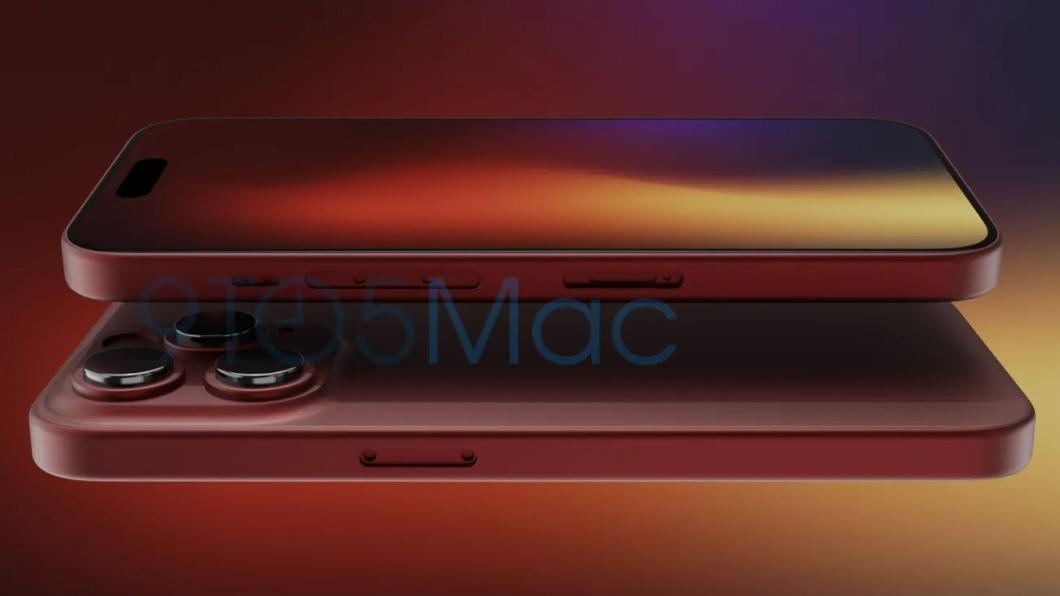 iPhone 15 Pro傳將推出全新「酒紅色」。（圖／翻攝自9to5mac）