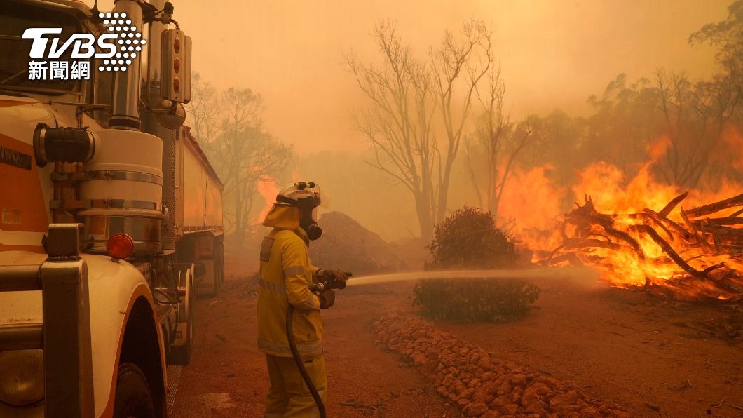 澳洲野火導致臭氧層破洞擴大。（圖／達志影像美聯社）