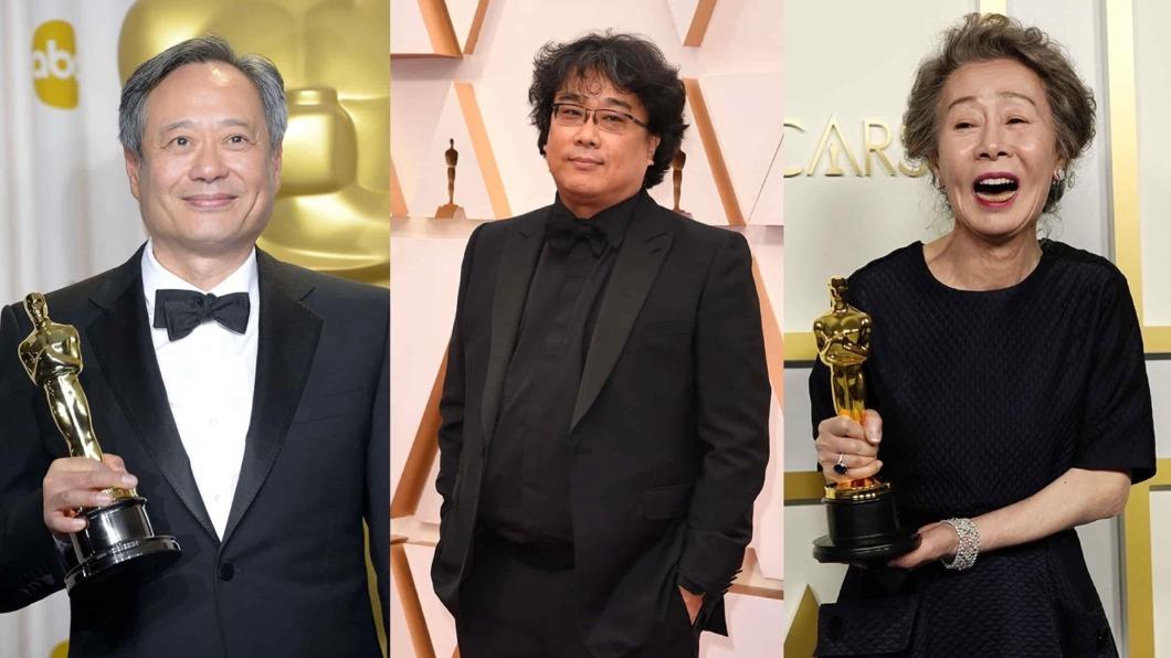 《TVBS新聞網》統整登上奧斯卡的亞裔影人，包含李安、奉俊昊以及尹汝貞。（圖／翻攝自IMDB）