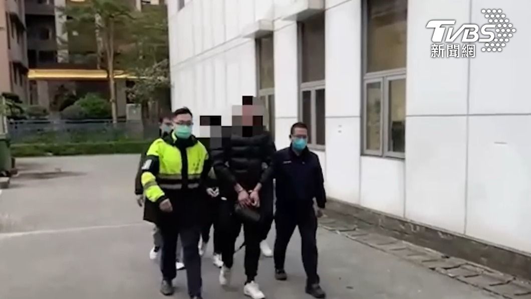 吳男、黃男涉嫌妨害自由、傷害罪被警方移送法辦。（圖／TVBS）