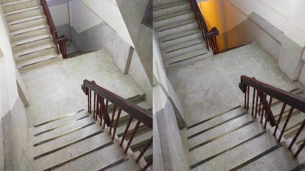 1名網友看見「雙樓梯」後相當困惑，不知道其用途為何？（圖／翻攝自「路上觀察學院」臉書）