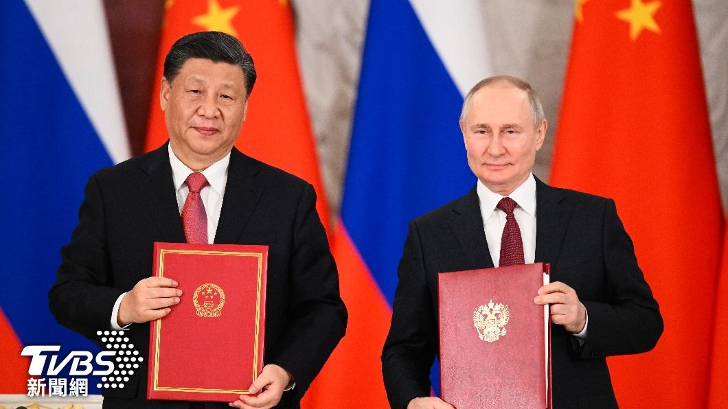 中國國家主席習近平（圖左）會面俄羅斯總統普欽（圖右）。（圖／達志影像美聯社）