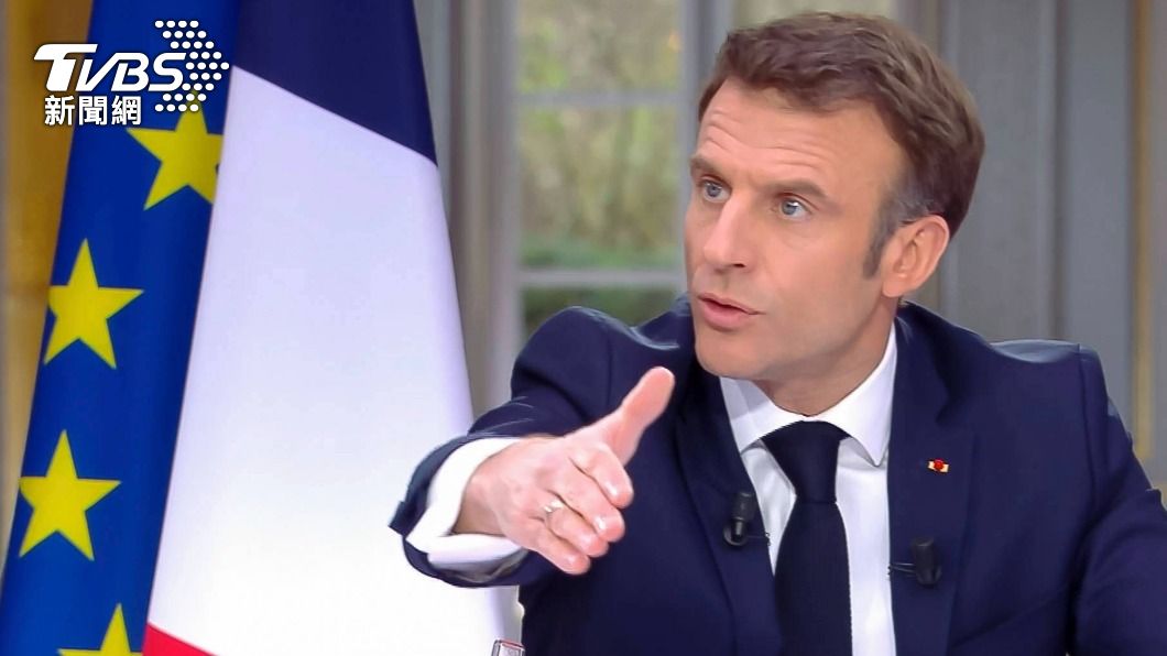 法國總統馬克宏（Emmanuel Macron）。（圖／達志影像美聯社）