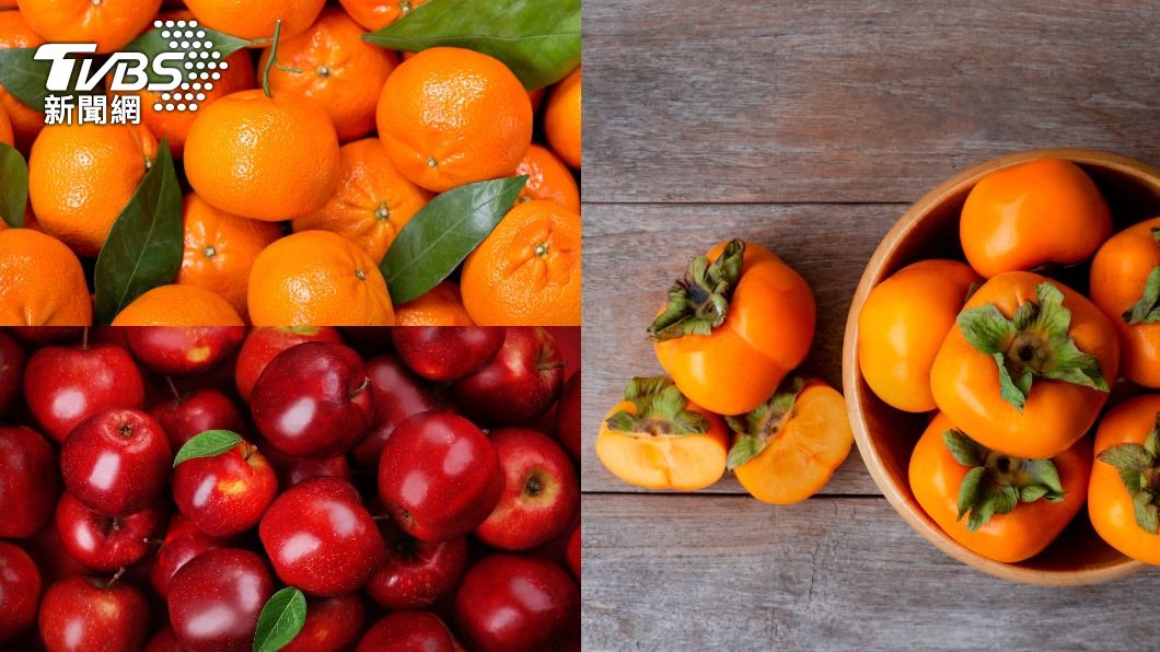 橘子、蘋果、柿子都相當適合清明節祭拜用。（示意圖／shutterstock達志影像）