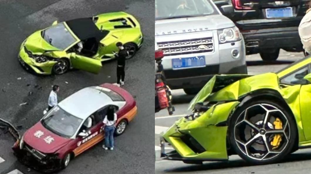 廣東深圳發生一起教練車與跑車的交通事故。（圖／翻攝自微博）