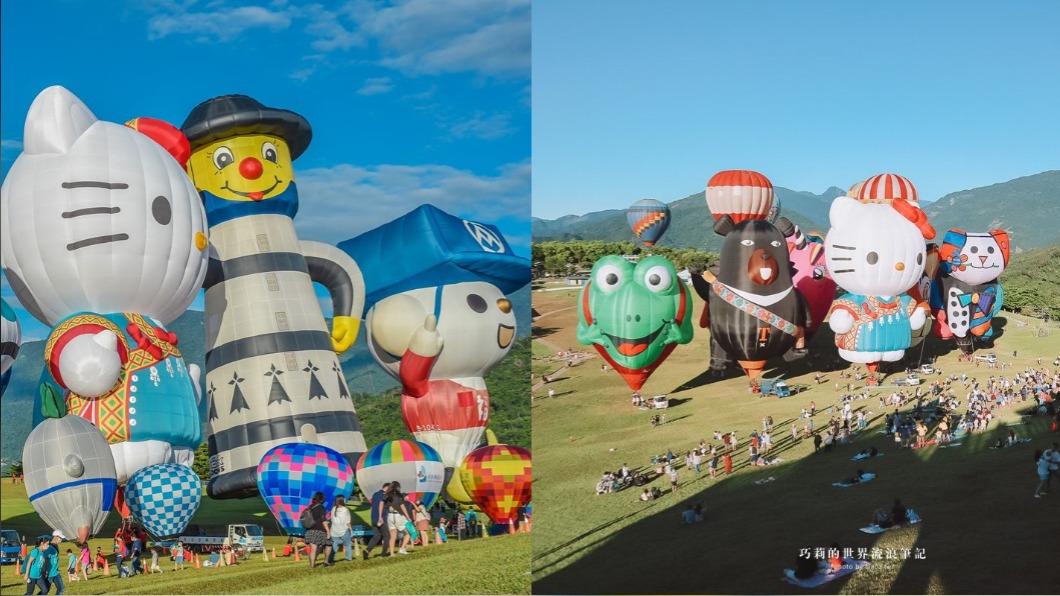台東將舉辦為期60天的熱氣球嘉年華。（示意圖／shutterstock達志影像、巧莉的世界流浪筆記提供）