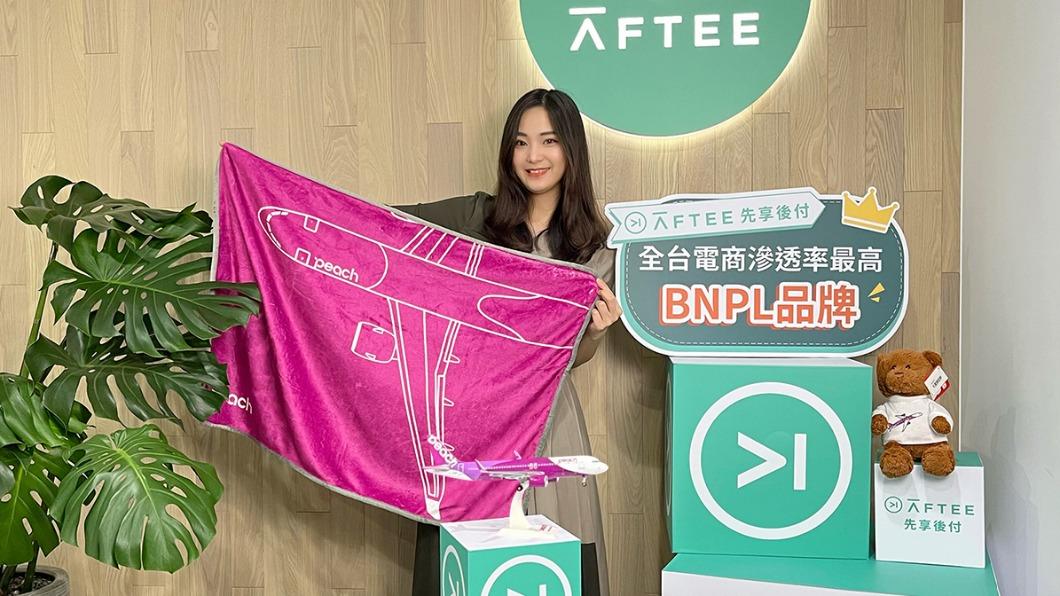 「樂桃航空」今（27）日宣布在台灣和先買後付品牌「AFTEE先享後付」合作。（圖／業者提供） 限時抽1萬元機票金！樂桃導入先享後付　出遊免信用卡分期