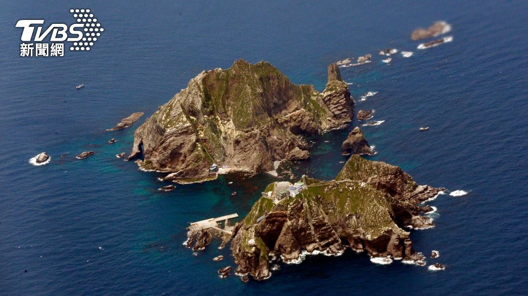 被南韓稱為獨島（Dokdo）、日本稱為竹島（Takeshima）的土地，兩國都各自宣稱擁有其主權。（圖／達志影像美聯社）