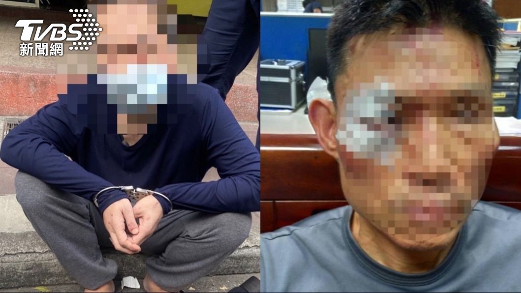 蘆洲分局員警抓竊盜集團成員意外逮捕毒犯，他就是去年三重警抓錯通緝的真正嫌犯。（圖／TVBS）