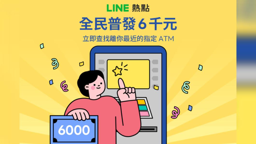 LINE熱點整理出「全民普發現金ATM查找地圖」。（圖／翻攝自LINE官方部落格）