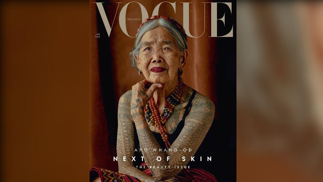 106歲菲律賓刺青師登時尚雜誌封面。（圖／翻攝自臉書Vogue Philippines）