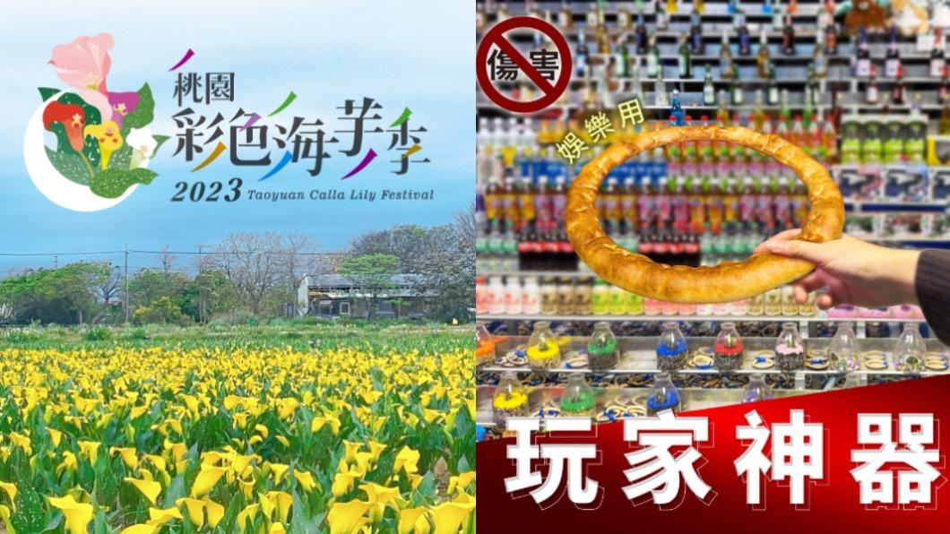 今日熱搜關鍵字為「桃園海芋」、「必勝客」。（圖／翻攝自桃園事、必勝客臉書）